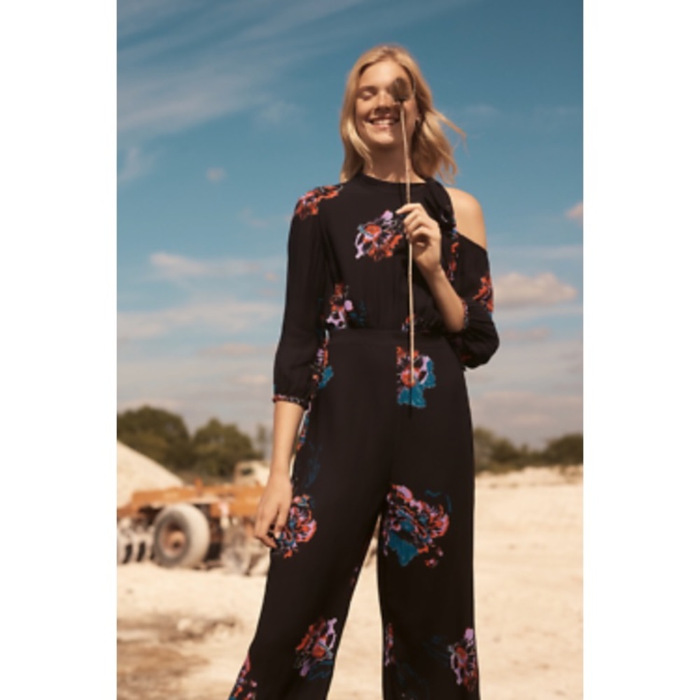 Whistles Freya one shoulder jumpsuit
